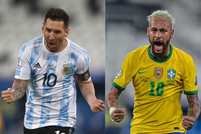 messi neymar argentina brasil
