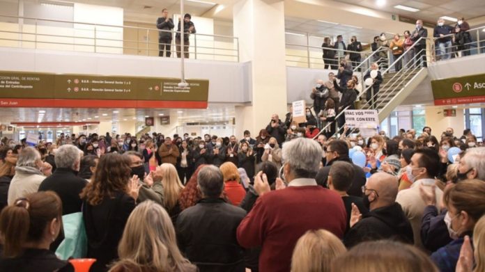 protesta centro civico