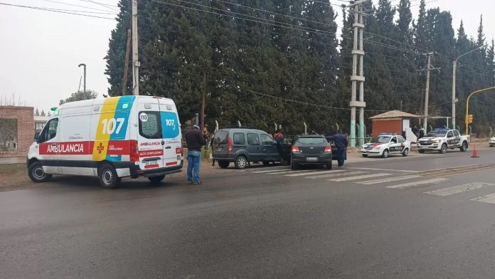 accidente frente a la católica