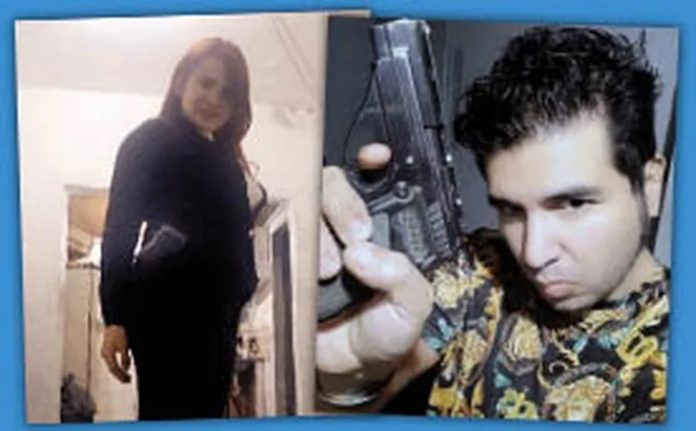 Sabag Montiel y su novia