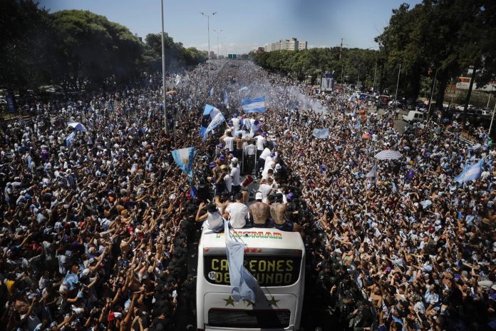 caravana seleccion argentina 3