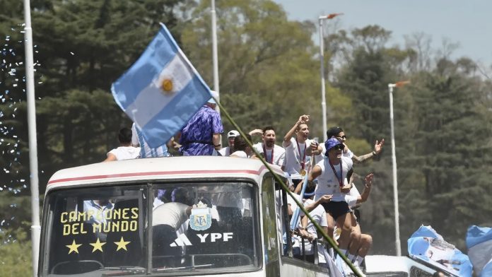 caravana selección argentina