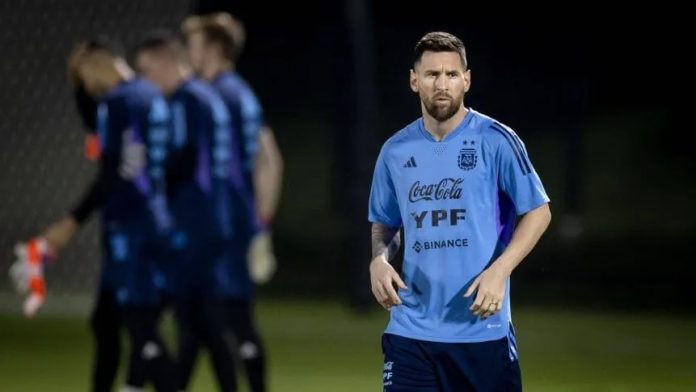 messi entrenamiento mundial