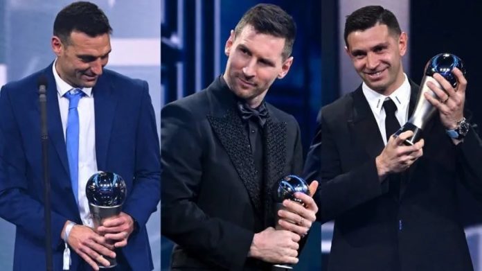 messi scaloni dibu the best