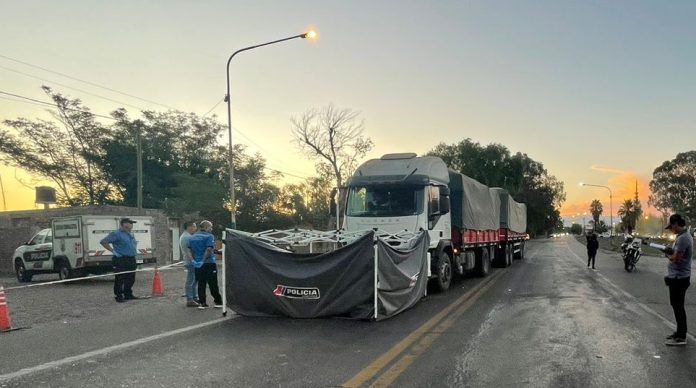 camion atropellado