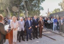 Orrego participó del homenaje por el aniversario del Holocausto y el Levantamiento del Gueto de Varsovia