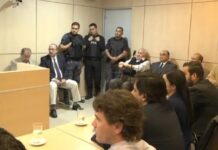 Lesa humanidad en San Juan: la Corte dejó sin efecto la absolución de Méndez Casariego Audiencia del segundo megajuicio por delitos de lesa humanidad en San Juan, imagen de archivo.