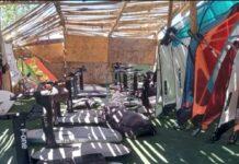Cuesta del Viento prepara su temporada de deportes acuáticos desde octubre Equipos de deportes acuáticos en el parador Todo Viento, Cuesta del Viento