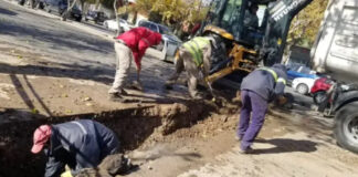 Capital: calle Alvear cerrada 10 días entre San Rafael y Laprida por obras cloacales y cortes parciales en calle Santa Fe este lunes