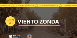 Zonda en San Juan: qué significaba el aviso de ráfagas que podían superar los 90 km/h