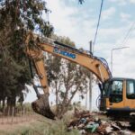Hidráulica limpia drenes y desagües en San Martín y 25 de Mayo para reducir el riesgo de crecientes, según el Gobierno
