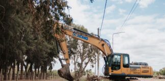 Hidráulica limpia drenes y desagües en San Martín y 25 de Mayo para reducir el riesgo de crecientes, según el Gobierno