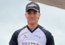 BMX en Rawson: Chanchy Molina ganó la final Championship del Iberoamericano, tras una caída de los ocho pilotos en la primera curva