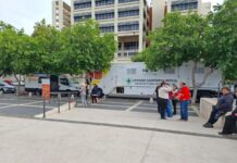 Extienden hasta la semana próxima los controles de salud frente al Teatro del Bicentenario por la gran demanda
