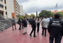 Otra amenaza de bomba en el Centro Cívico: hallaron una nota y evacuaron el edificio por segunda vez en cinco días